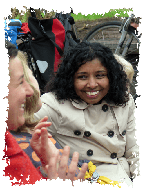 woman at an outdoor NUCA event